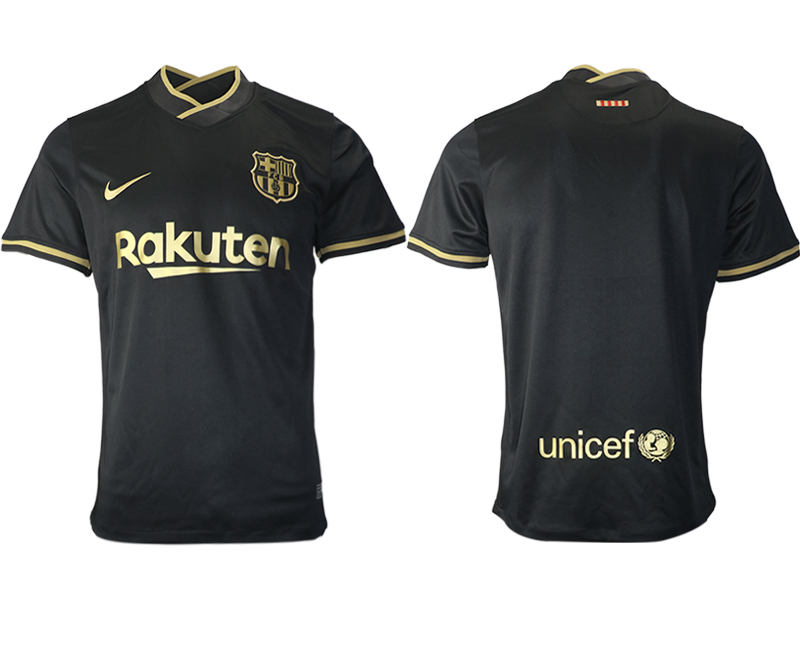 Men 2020-2021 club Barcelona away aaa version blank black Soccer Jerseys->barcelona jersey->Soccer Club Jersey